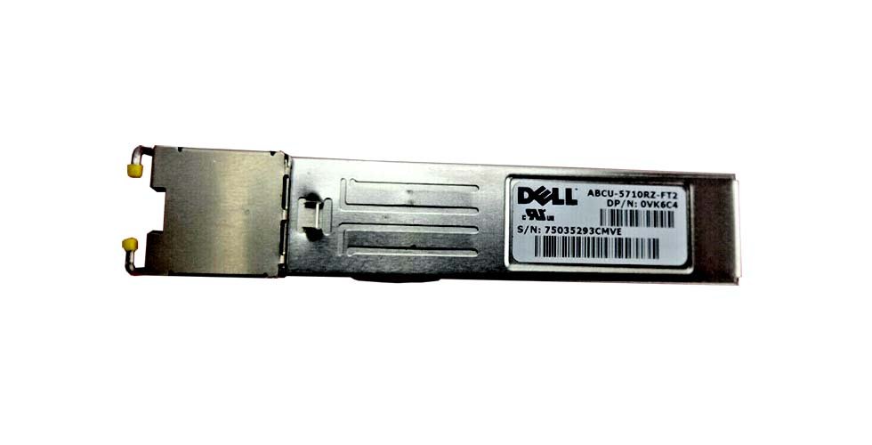 Dell 1Gbps 1000Base-T RJ-45 Connector SFP Transceive - VK6C4