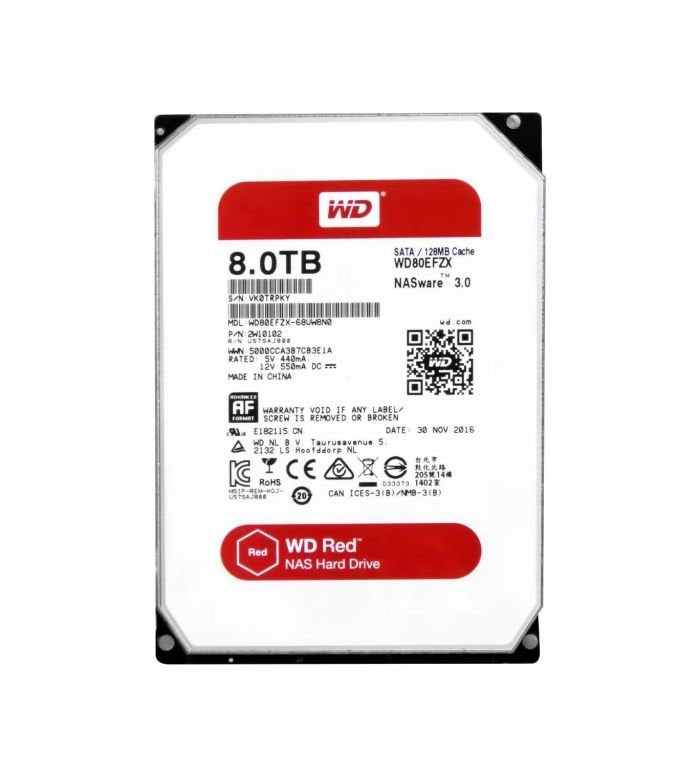 Western Digital 8TB Server Hard Drive - WD80EFZX