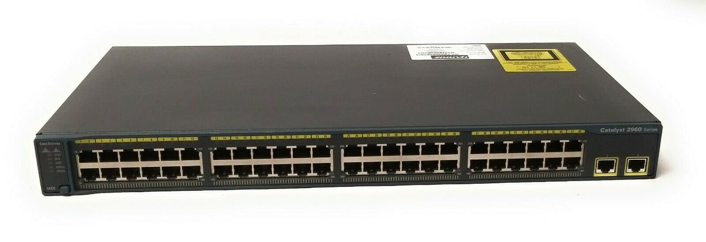 Cisco Catalyst 2960 Network Switch - WS-C2960-48TT-L