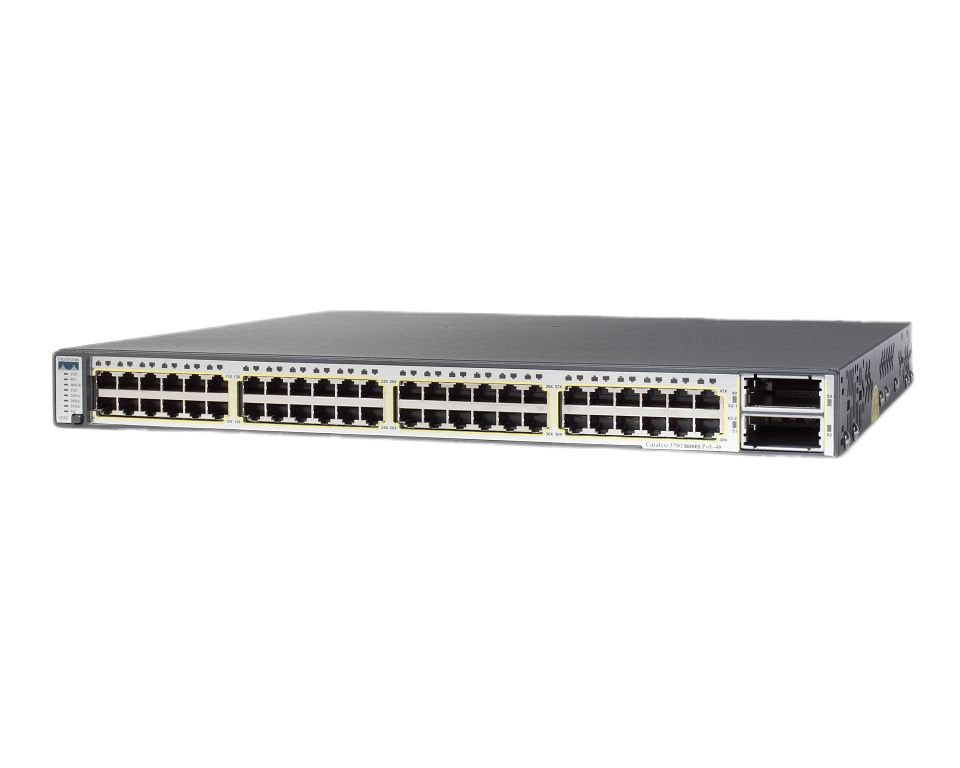Cisco Catalyst 3750-E Network Switch - WS-C3750E-48TD-S