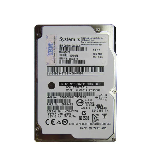 IBM Server Hard Drive - 00AD079