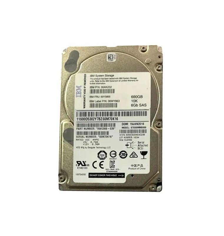 IBM Server Hard Drive - 00AK202