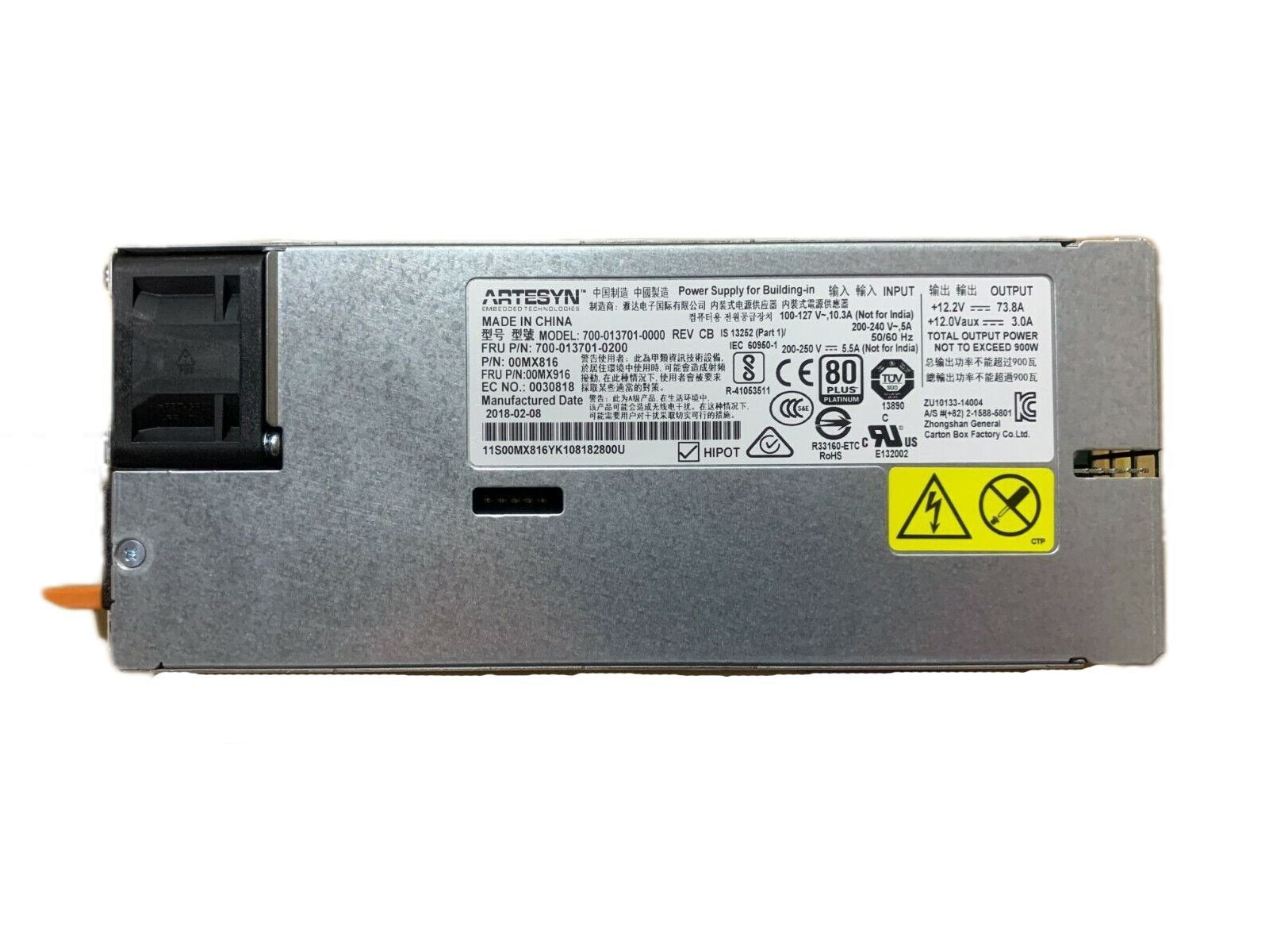 IBM 900-Watts Power Supply - 00MX916