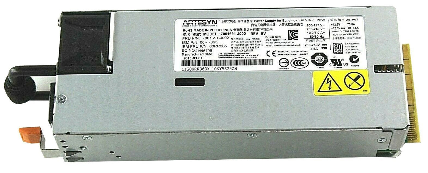 IBM 900-Watts Power Supply - 00RR365