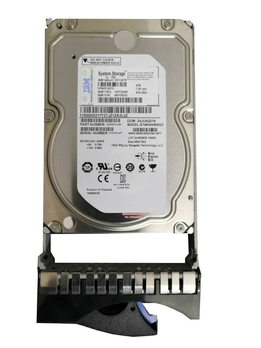 IBM 4TB SAS 6Gb/s Nearline 7200RPM 3.5-inch Intern - 00Y2426