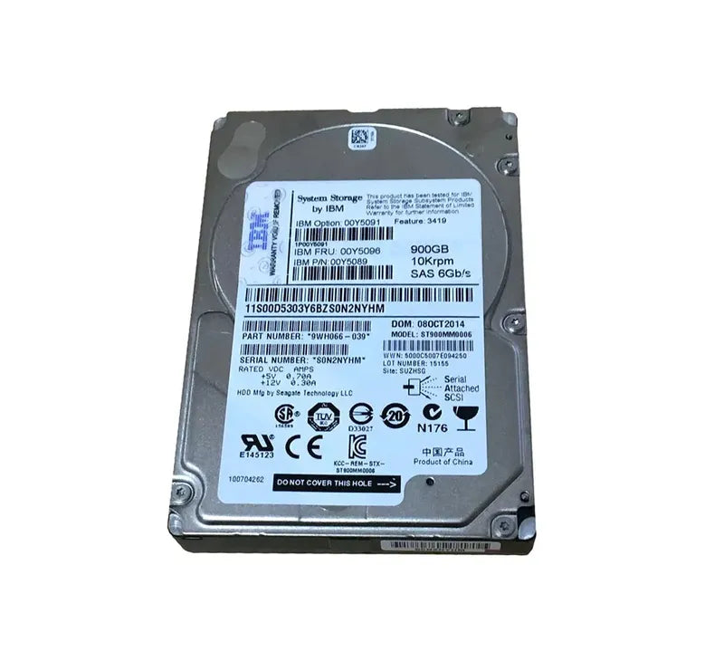 IBM Server Hard Drive - 00Y5096