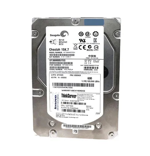 Lenovo Server Hard Drive - 03T7855