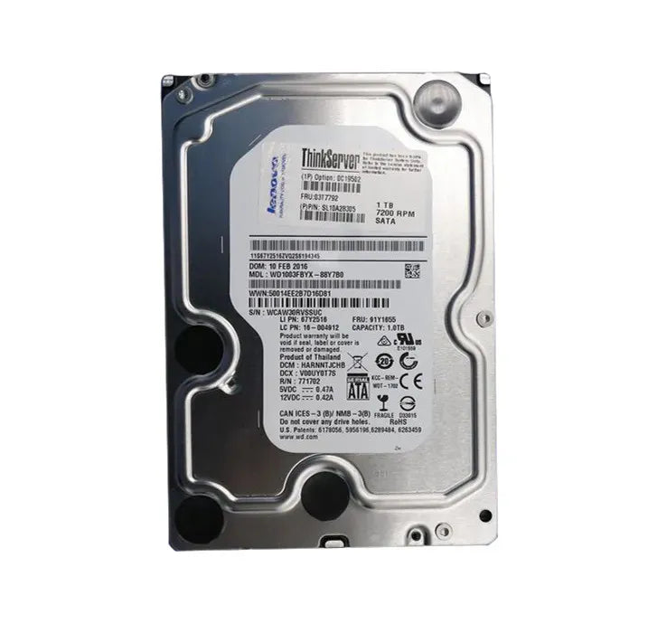 Lenovo Desktop Hard Drive - 03T7792