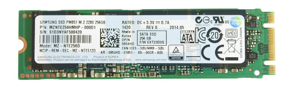 Dell 256GB Solid State Drive (SSD) - 0854HD