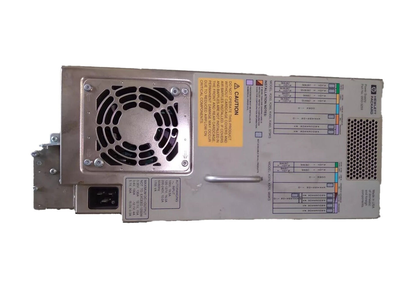 HP 1200-Watts Power Supply - 0950-3259
