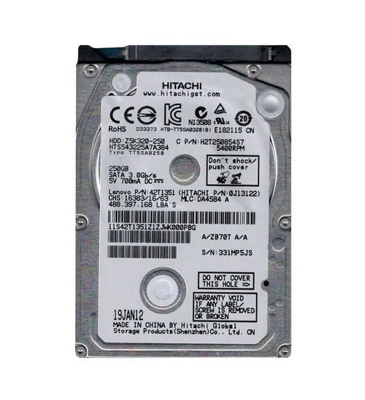 HGST Laptop Hard Drive - 0J13122