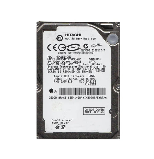 Hitachi Laptop Hard Drive - 0A54916
