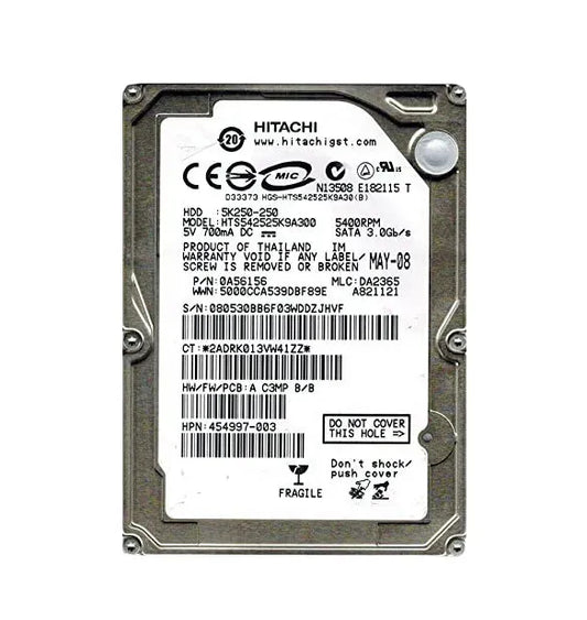 Hitachi Laptop Hard Drive - 0A56156