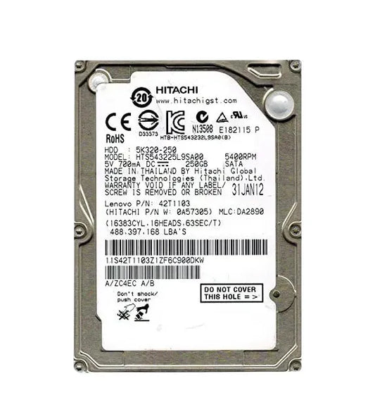 Hitachi Laptop Hard Drive - 0A57305