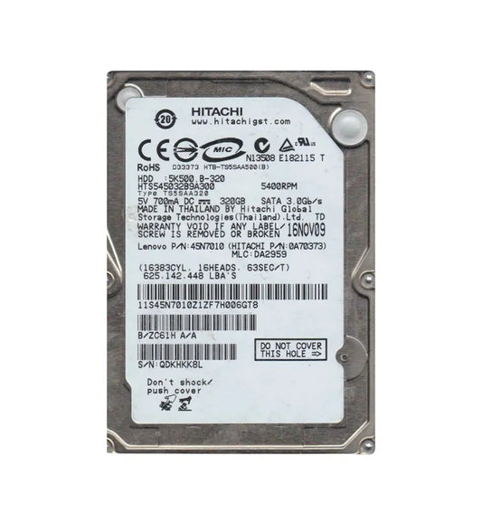 Hitachi Laptop Hard Drive - 0A70373