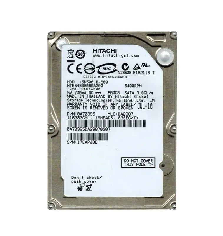 Hitachi Laptop Hard Drive - 0A70395