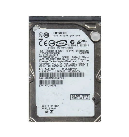 Hitachi Laptop Hard Drive - 0A71705