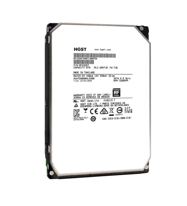 HGST Ultrastar He8 8TB SATA 6Gb/s 7200RPM - HUH728080ALE600