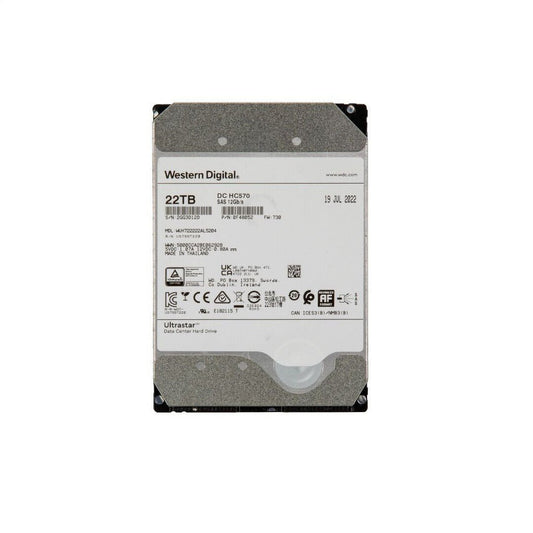 WD HGST Ultrastar DC HC570 22TB SAS 12Gb/s 7200RPM - 0F48052