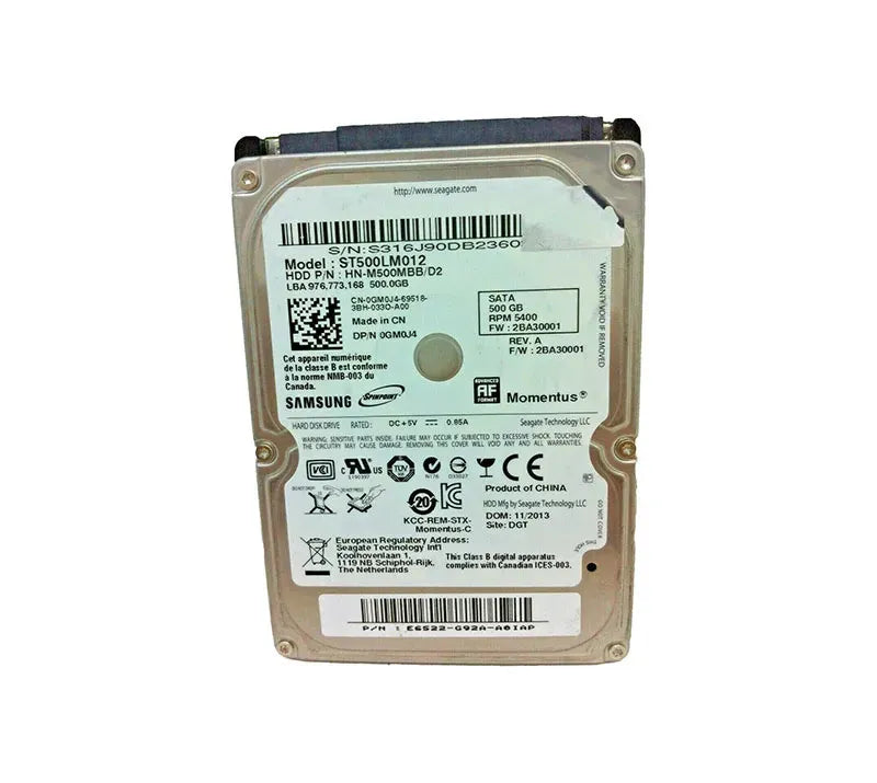 Dell Laptop Hard Drive - 0GM0J4