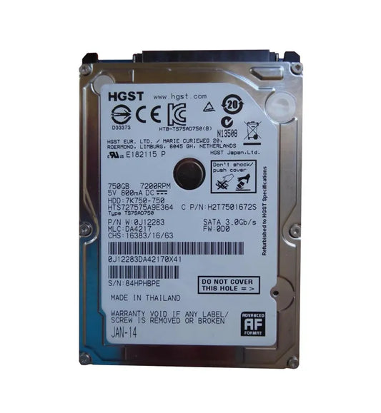 HGST Laptop Hard Drive - 0J12283