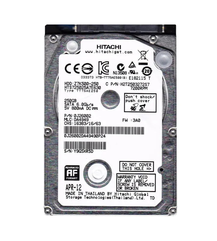 HGST Laptop Hard Drive - 0J26002
