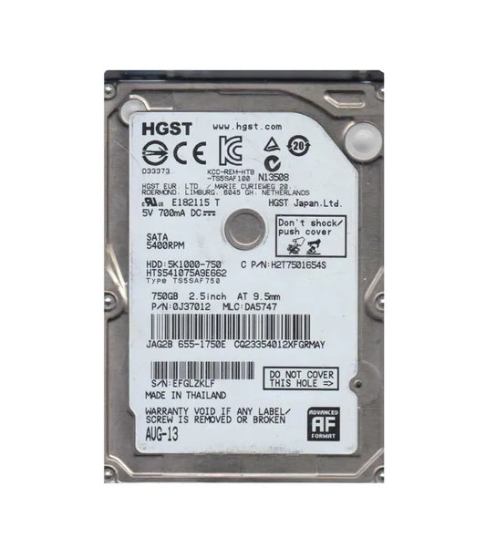 HGST Laptop Hard Drive - 0J37012