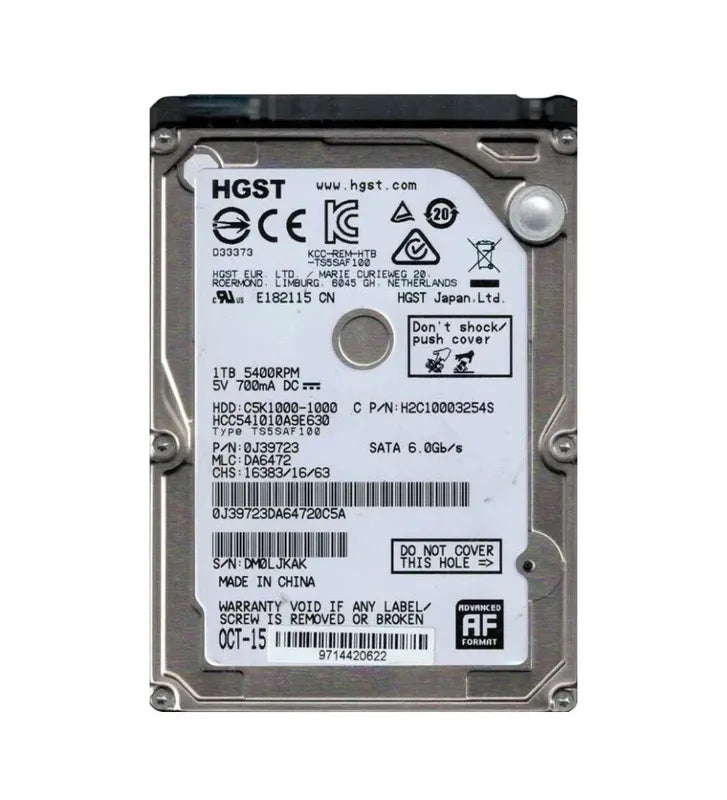 HGST Laptop Hard Drive - 0J39723