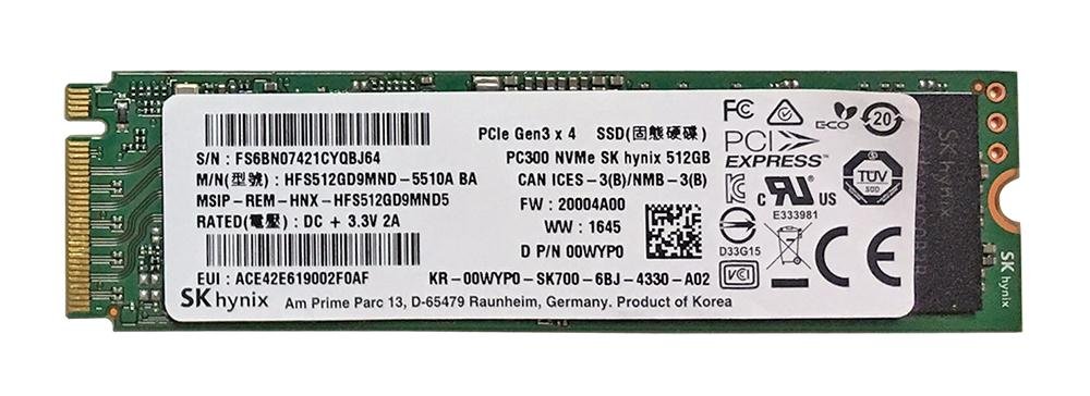 Dell 512GB Solid State Drive (SSD) - 0WYP0