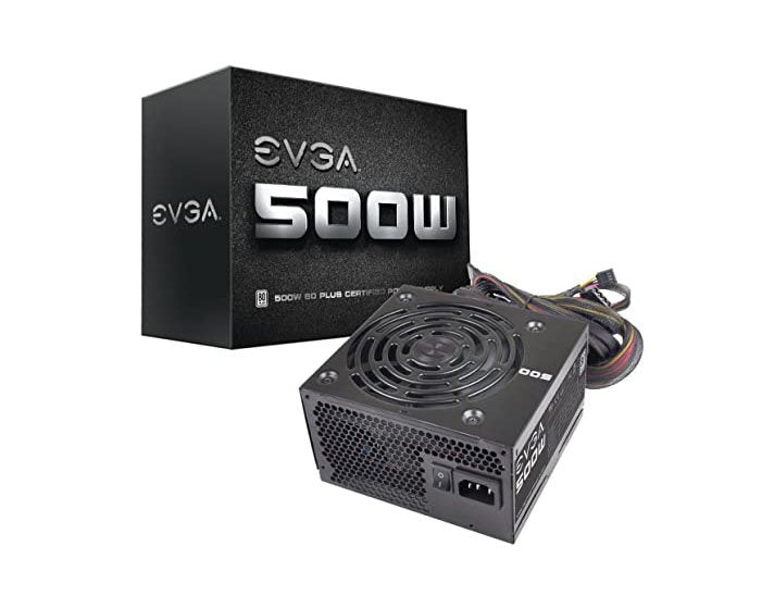 EVGA 500-Watts Power Supply - 100-W1-0500-KR