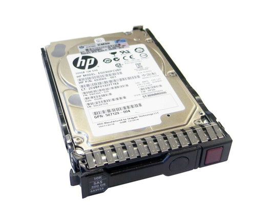 HPE 300GB SAS 6Gb/s Hot Swap 10000RPM (512n) 2 - EG0300FCVBF