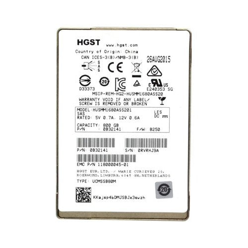 HGST Solid State Drive - 118000045-01