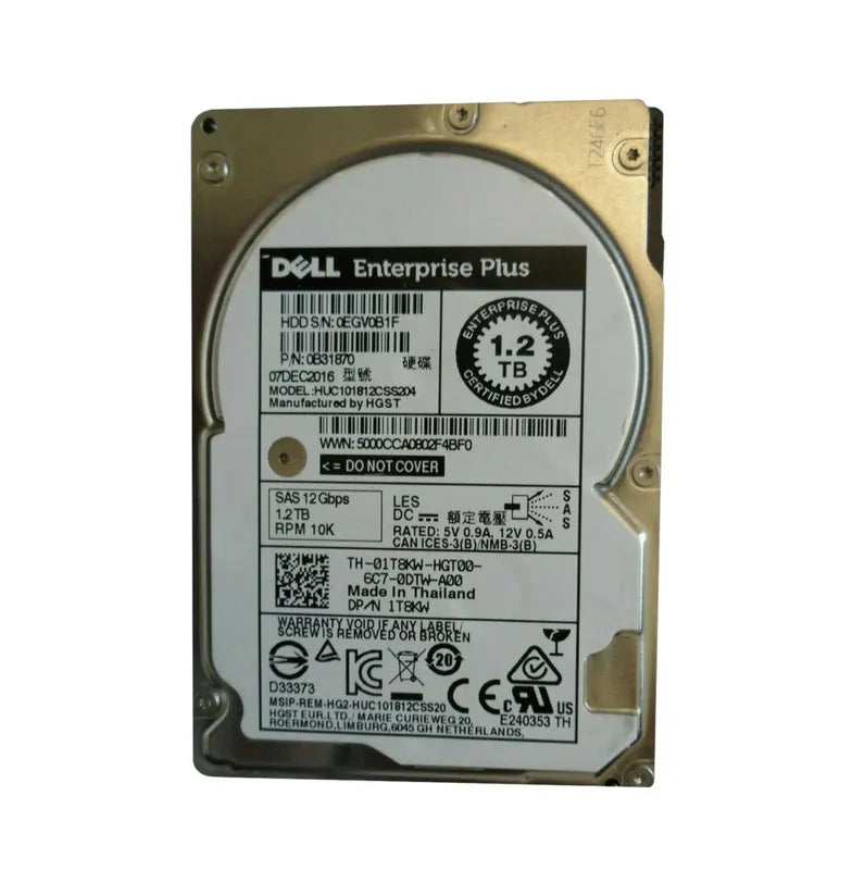 Dell Server Hard Drive - 1T8KW