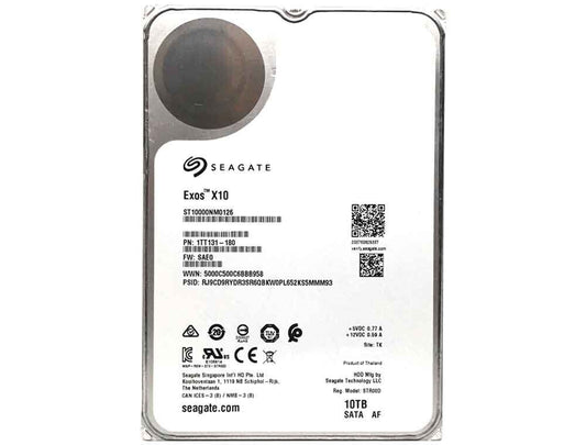 Seagate Exos X10 10TB SATA 6Gb/s 7200RPM 256MB - 1TT131-180