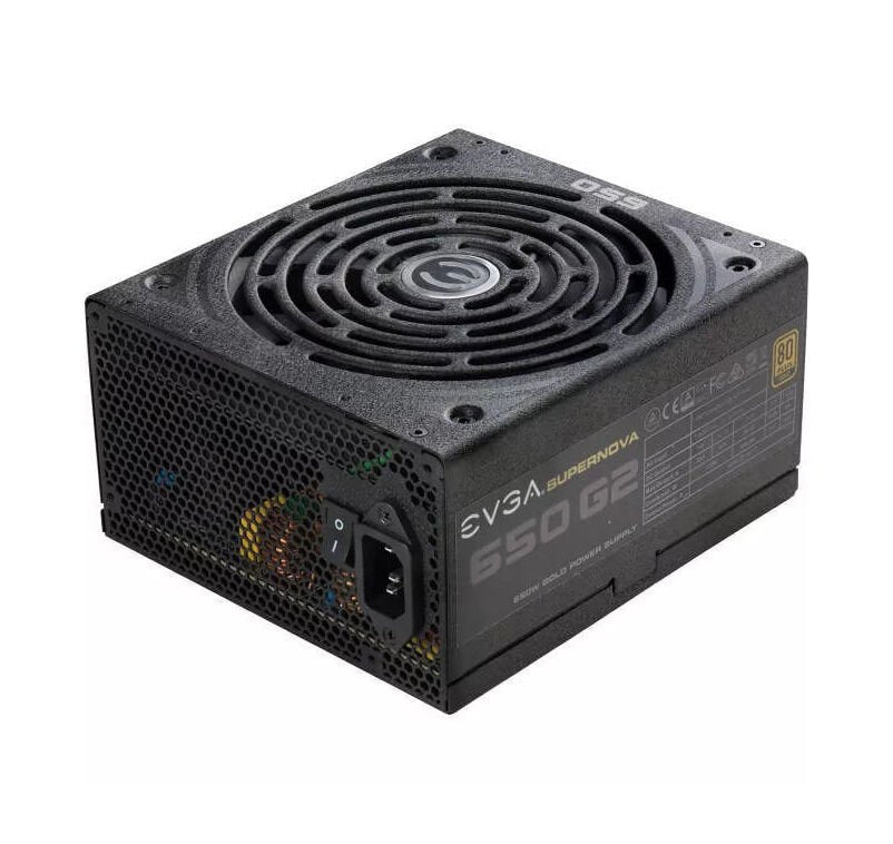Evga 650-Watts Power Supply - 220-G2-0650-Y1