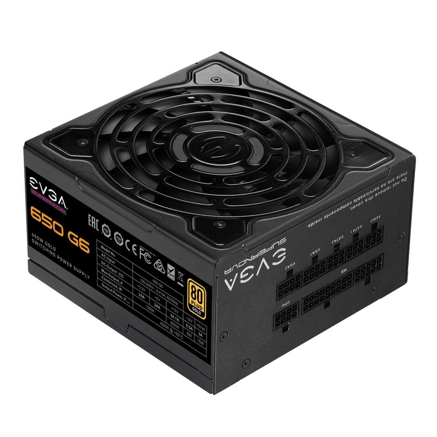 Evga 650-Watts Power Supply - 220-G6-0650-X1
