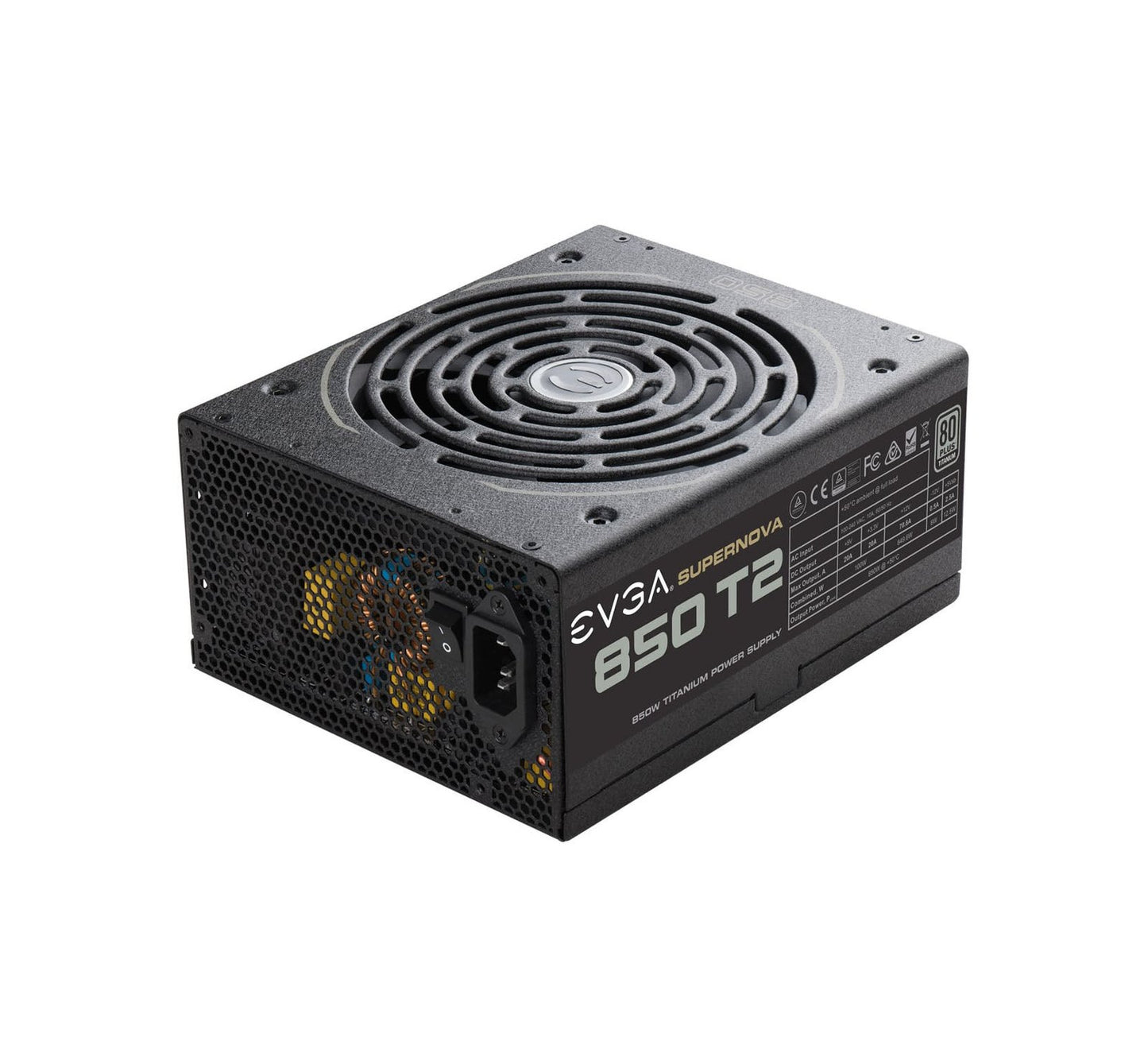 Evga 850-Watts Power Supply - 220-T2-0850-X1