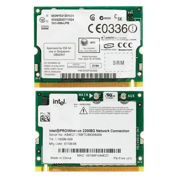 Intel Network Adapter - 2200BG