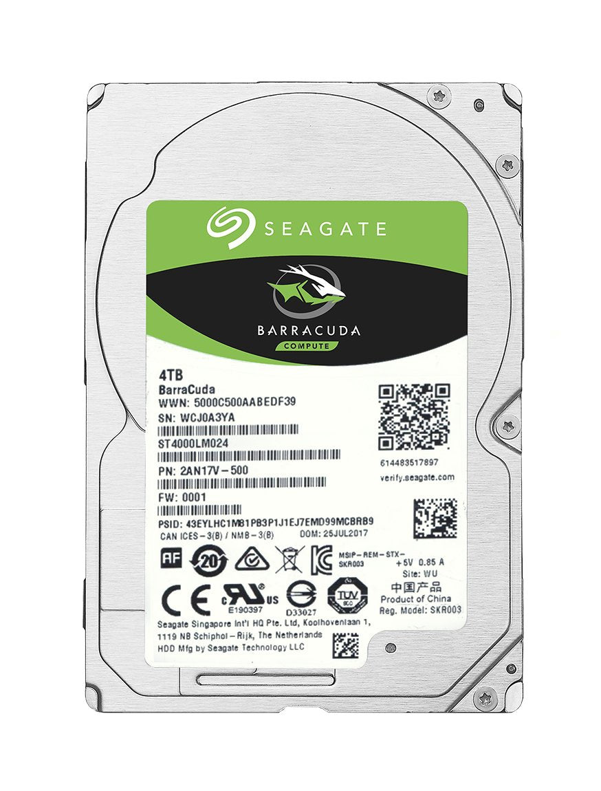 Seagate 4TB Laptop Hard Drive - 2AN17V-566