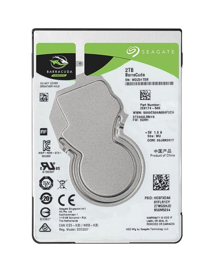 Seagate 2TB Laptop Hard Drive - 2E8174-500