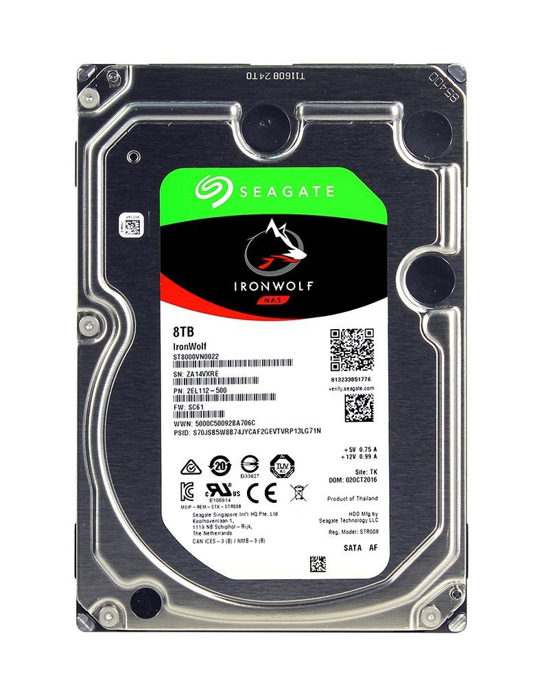 Seagate IronWolf 8TB Server Hard Drive - 2EL112-500