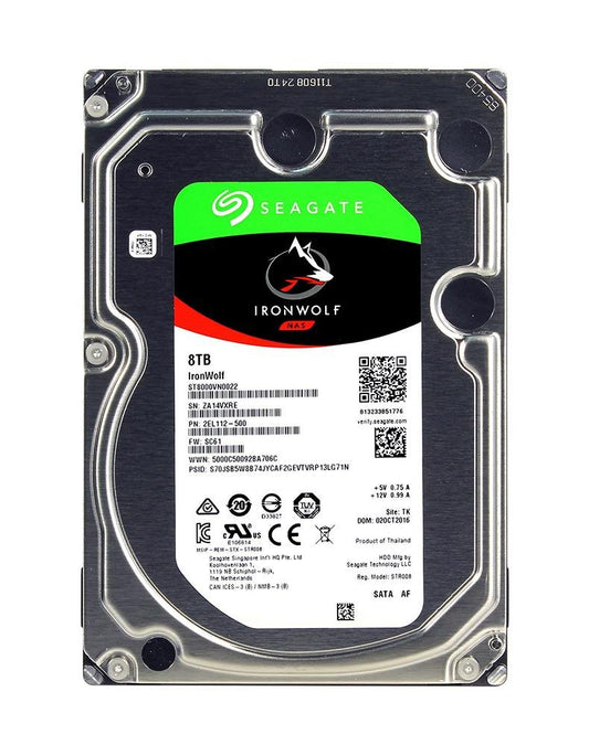 Seagate IronWolf 8TB Server Hard Drive - 2EL112-500