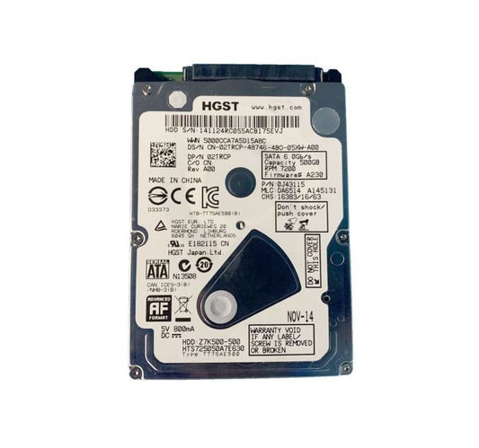 Dell 500GB Laptop Hard Drive - 2TRCP