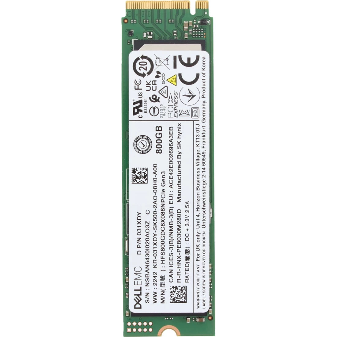 Dell Product Image 31XDY