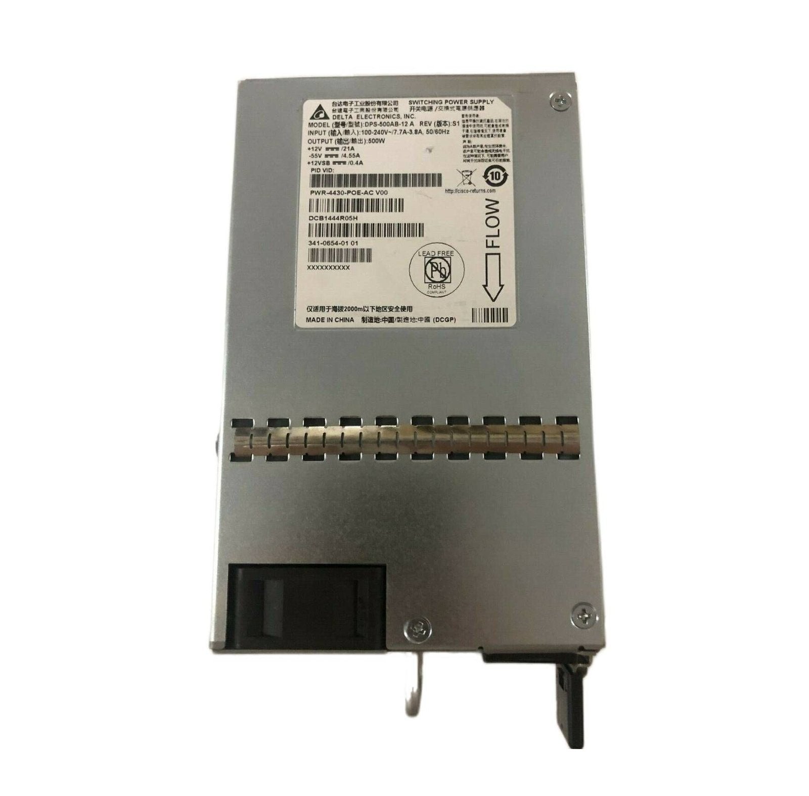 Cisco 500-Watts Power Supply - 341-0654-01