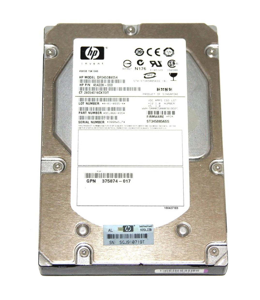 HP 450GB Server Hard Drive - 375874-017