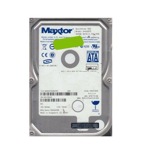 Maxtor Desktop Hard Drive - 3H500F0