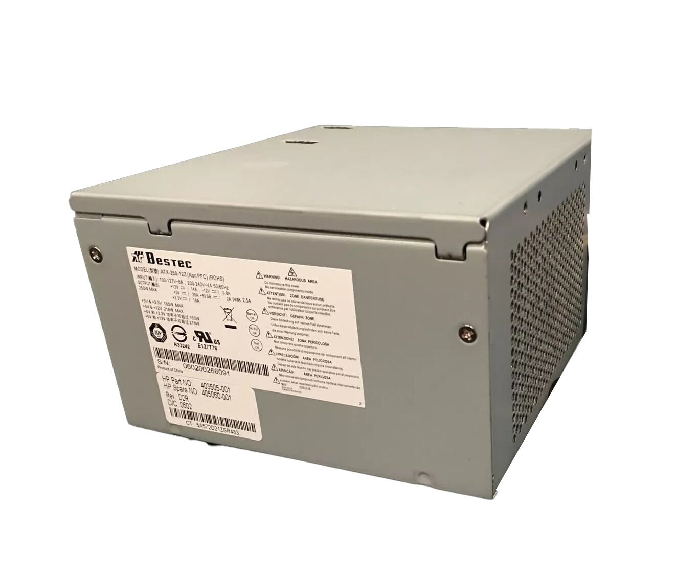 HP 250-Watts Power Supply - 403505-001