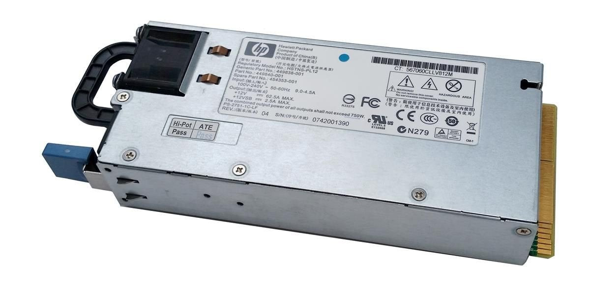 HPE 750-Watts Power Supply - 449840-002