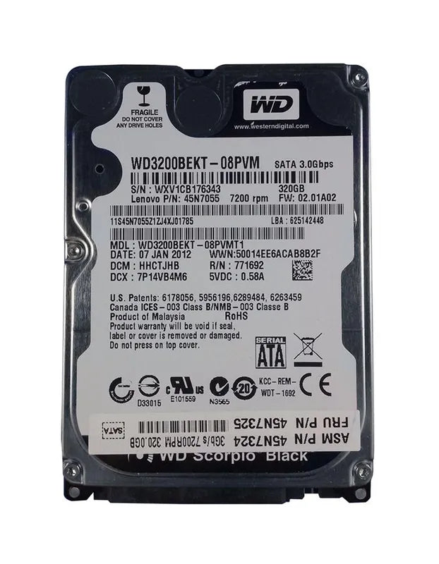 Lenovo Desktop Hard Drive - 45N7055